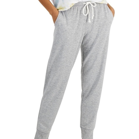 New Jenni Womens On Repeat Jogger Pajama Pants, sleep grey hthr size XL - Picture 2 of 8